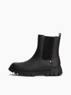 Global Stripe Cleat Chelsea Boots — Black 7