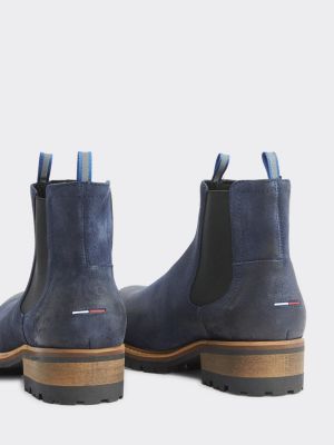 tommy hilfiger classic suede chelsea boots