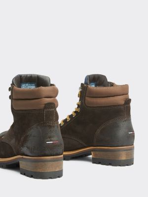 tommy hilfiger lace up ankle boots