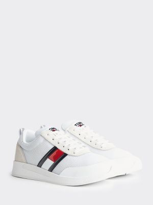 tommy hilfiger white wedge casual sneaker trainers