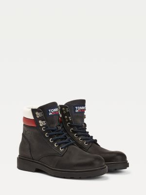 tommy jeans white boots