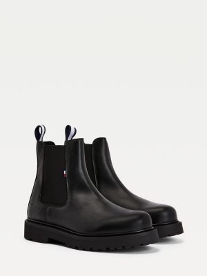 Leather Chelsea Boots | BLACK | Tommy 