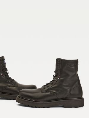 tommy hilfiger lace up boots