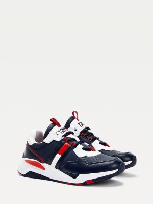 Colour-Blocked Chunky Sole Trainers | BLUE | Tommy Hilfiger