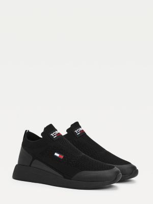 Mono-Sock Running Shoes | BLACK | Tommy 