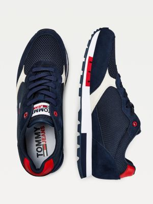 Retro Suede Running Shoes | BLUE 