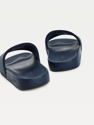 tommy hilfiger aqua slides