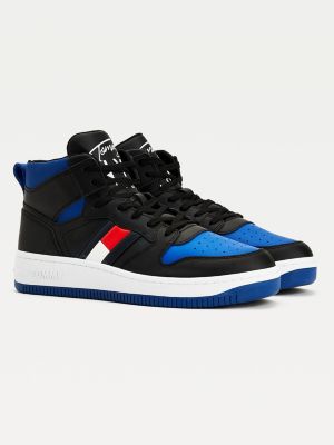 tommy hilfiger skew lux basketball sneaker