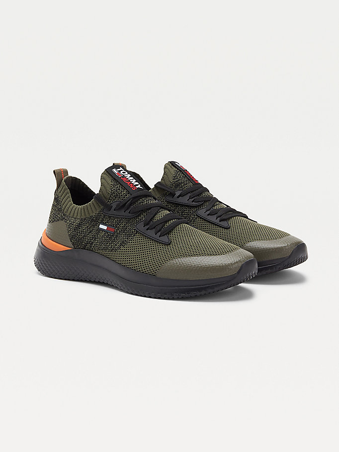 khaki modern lightweight trainers for men tommy jeans