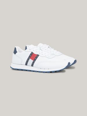 weisse hilfiger sneakers herren