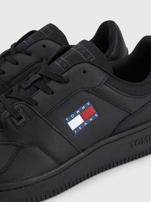 TOMMY JEANS Black Basket Leather 9000100208 1469