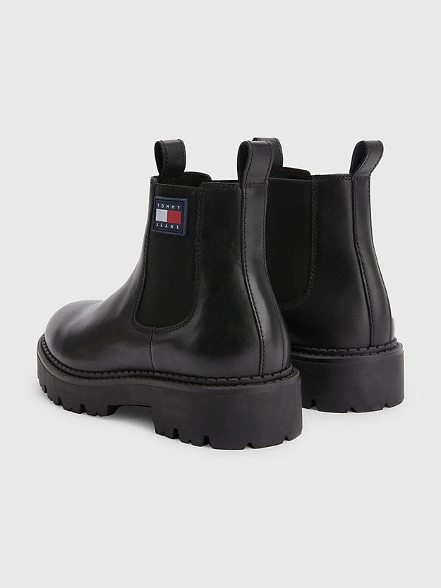 Heritage Cleat Chelsea Boots | BLACK | Tommy Hilfiger