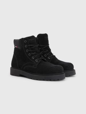 tommy hilfiger suede boots mens