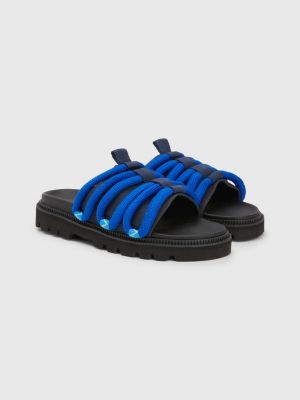 Rope Cleated Sole Sandals BLUE Tommy Hilfiger