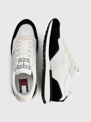 Baskets de running multitextures BLACK pour hommes TOMMY JEANS