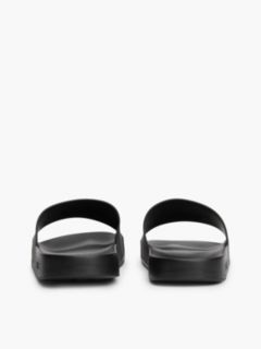 Flag Badge Contoured Pool Slides — Black 4