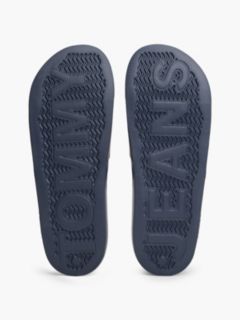 Flag Badge Contoured Pool Slides — Blue 5