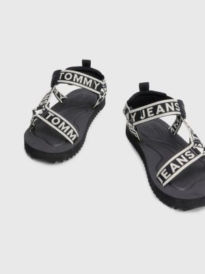 Repeat Logo Strap Sandals | BLACK | Tommy Hilfiger