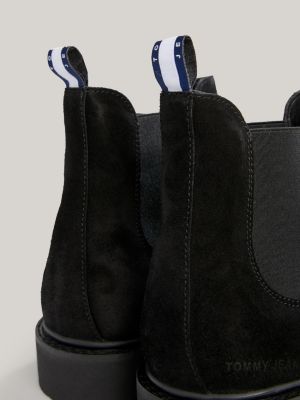 ChelseaBoot aus Wildleder SCHWARZ Tommy Hilfiger