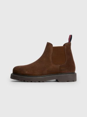 Camel Active Herren Chelsea Boots Aus Echtem Nubukleder – Wasserabweisend, Mit Herausnehmbarer Innensohle
