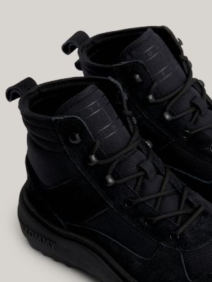 tommy hilfiger suede hybrid cleat boots