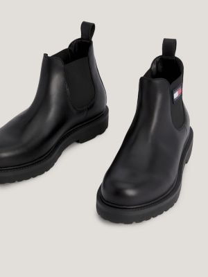 Mens pull 2025 on black boots