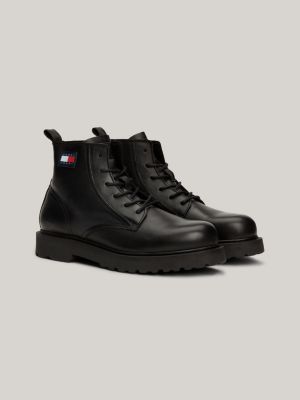 Tommy jeans black hiking on sale boots