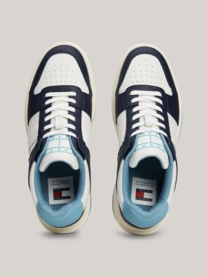 Ofertas en tenis Tommy Hilfiger  Ejemplo: TENIS DE PIEL CON DISEÑO COLOR  BLOCK TOMMY JEANS DE MUJER 