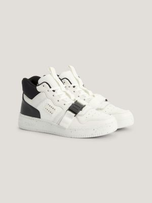 Tommy Hilfiger Baskets Lyree pour homme, Bleu marine/blanc 400 : :  Mode