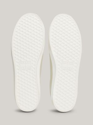Ledersneaker mit Zehenkappe | BEIGE | Tommy Hilfiger