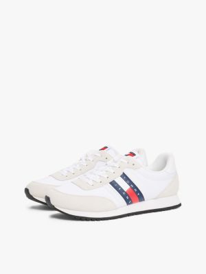 Tommy hilfiger mixed texture on sale trainers