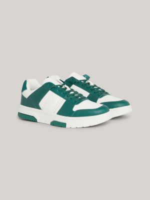 Leren sneaker discount