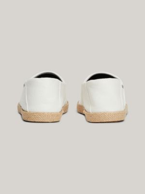 White espadrilles best sale slip ons