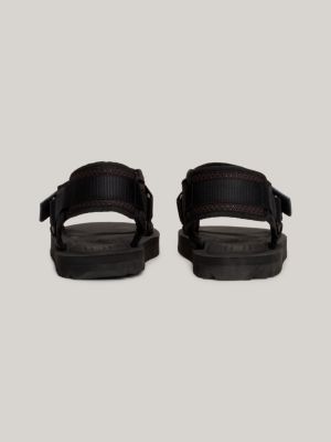 Badge Chunky Sandals | Black | Tommy Hilfiger 