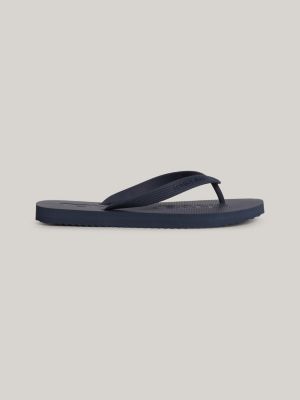 Navy blue cheap flip flops mens