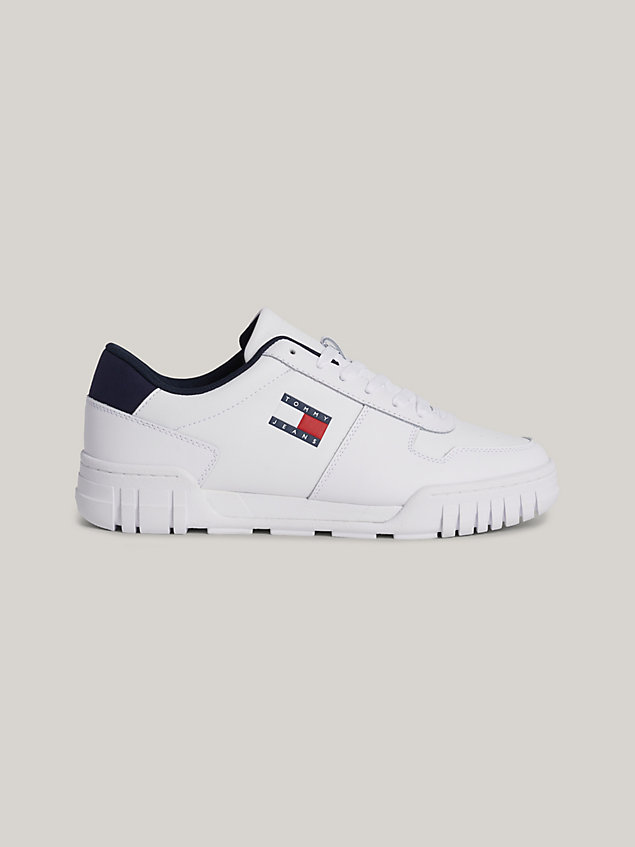 sneakers essential con suola preformata white da uomini tommy jeans