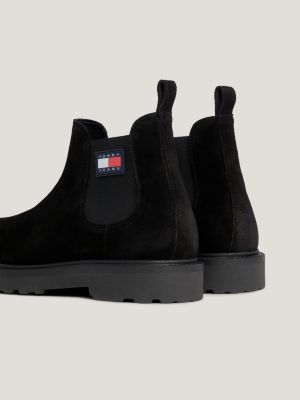 Suede Chelsea Boots Black Tommy Hilfiger