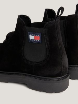 Suede Chelsea Boots Black Tommy Hilfiger