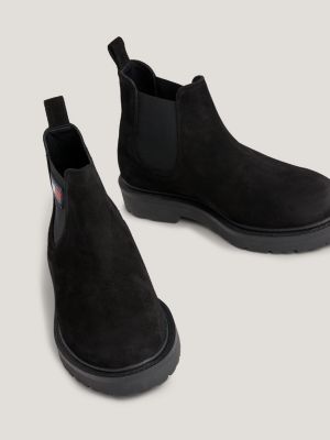 Suede Chelsea Boots | Black | Tommy Hilfiger