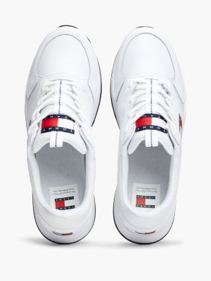 Logo Runner Trainers White Tommy Hilfiger