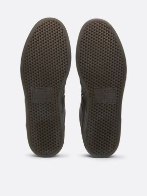 Retro Cupsole-Sneaker aus Wildleder | Schwarz | Tommy Hilfiger