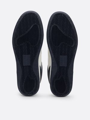 Ledersneaker mit leicht rutschhemmender Sohle | Blau | Tommy Hilfiger