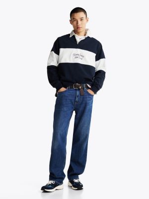 baskets en daim colour-block plusieurs couleurs pour hommes tommy jeans