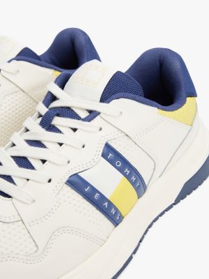 multi rutschhemmender sneaker mit strukturmix für herren - tommy jeans