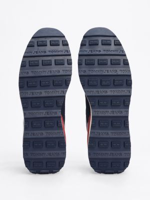 multi rutschhemmender sneaker mit wildleder-details für herren - tommy jeans