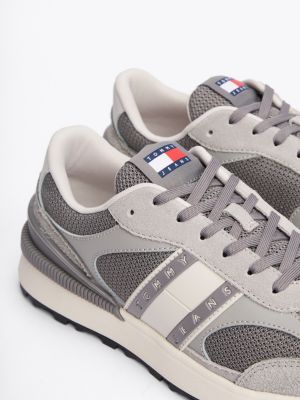 meerdere kleuren colour-blocked hardloopsneaker voor heren - tommy jeans