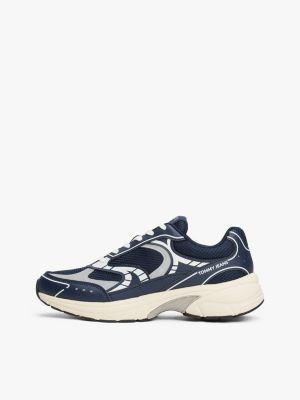 multi archive fine cleat trainers for men tommy jeans