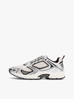 multi archive metallic cleat trainers for men tommy jeans