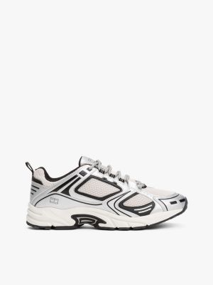 multi archive metallic cleat trainers for men tommy jeans