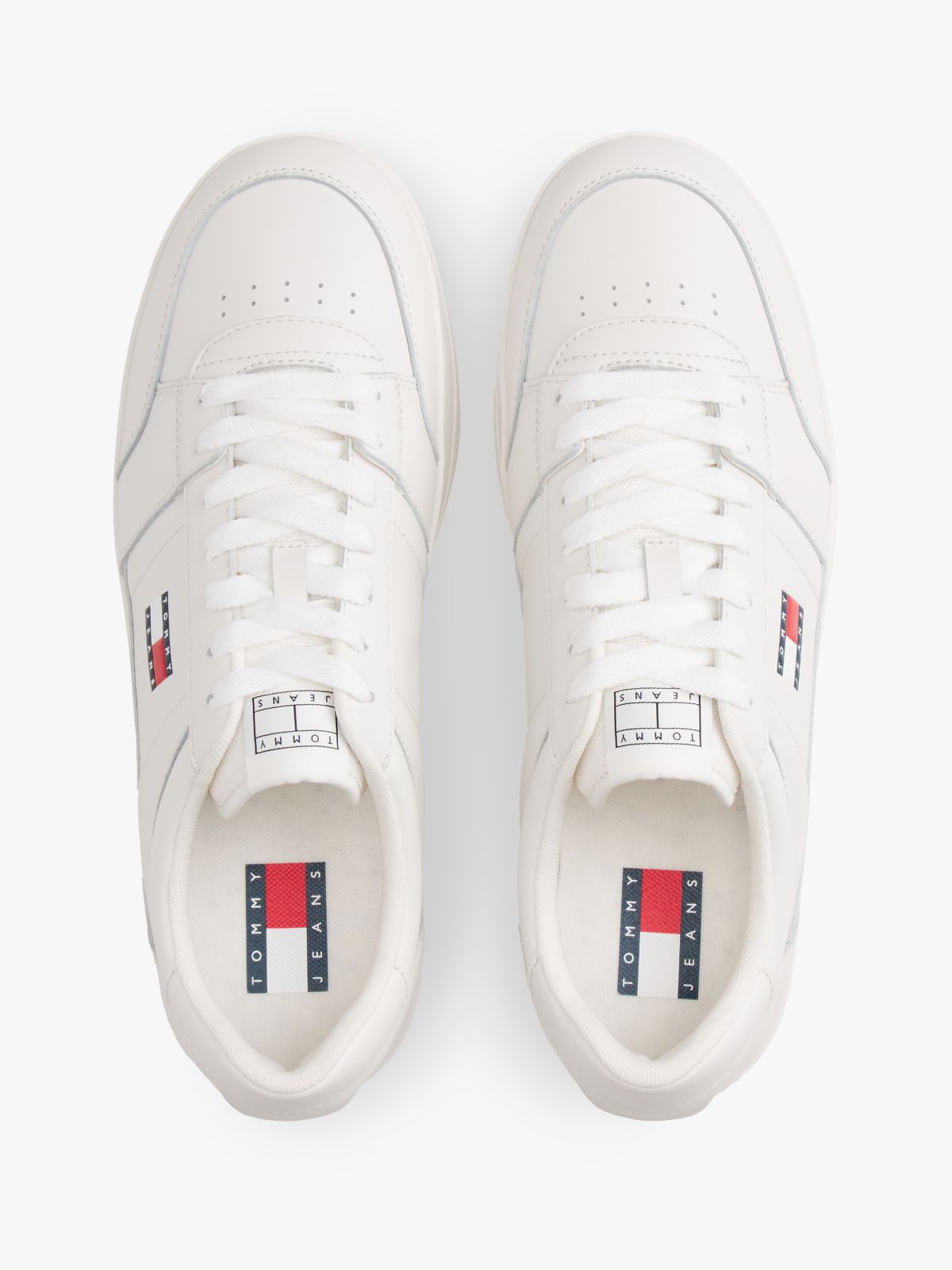 The Greenwich Leather Trainers — White